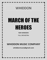 March of the Heroes Orchestra sheet music cover